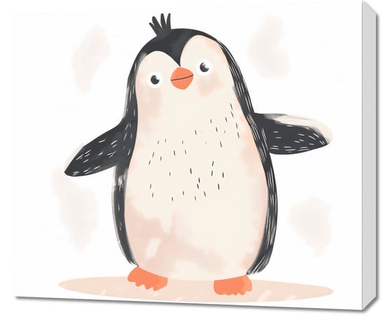 Obraz 70x60cm Radość Małego Pingwinka Inna marka