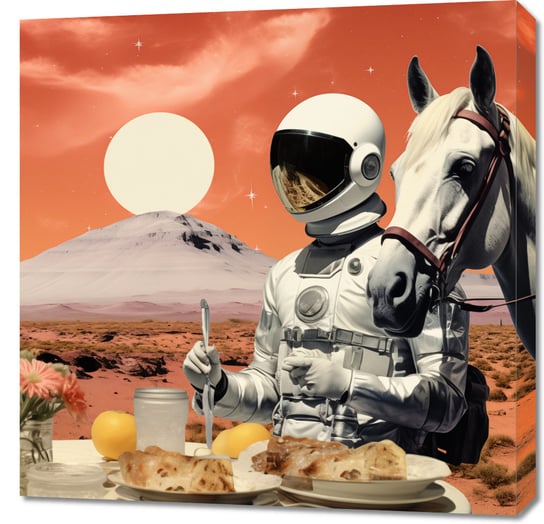 Obraz 70x70cm Obiad na Marsie Inna marka