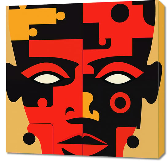 Obraz 70x70cm Puzzle Tożsamości Zakito Posters