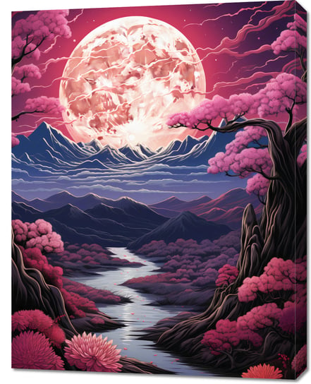 Obraz 70x90cm Różowa Kraina Marzeń Zakito Posters