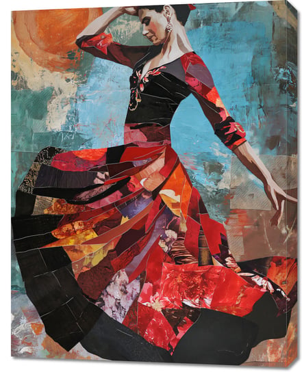 Obraz 70x90cm Taniec Flamenco Inna marka