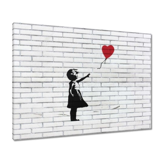 Obraz 80x60cm Banksy Dziewczynka Balon ZeSmakiem