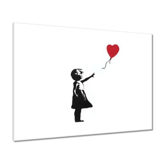Obraz 80x60cm Dziewczyna Balonik Banksy ZeSmakiem