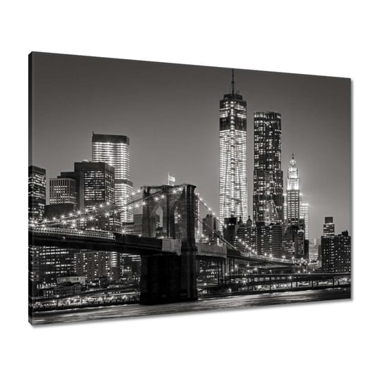 Obraz 80x60cm New York Manhattan most ZeSmakiem