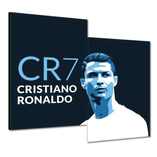 Obraz 80x70cm Cristiano Ronaldo Piłkarz ZeSmakiem