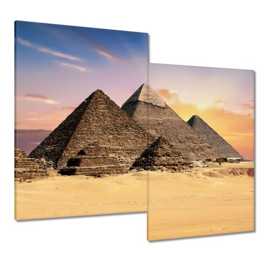 Obraz 80x70cm Piramidy Egipt Krajobraz ZeSmakiem