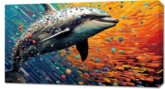 Obraz 90x50cm Delfin w Palecie Barw Zakito Posters