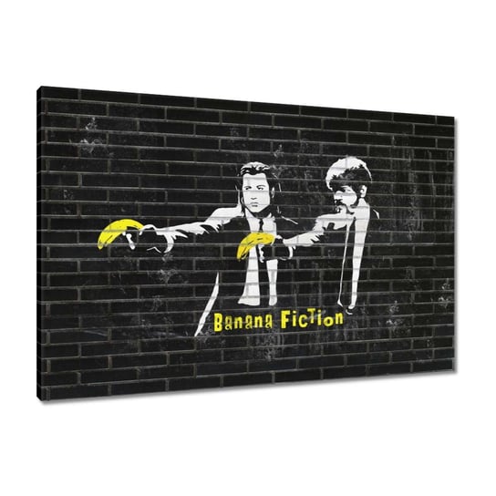 Obraz 90x60cm Banksy Banana Fiction ZeSmakiem
