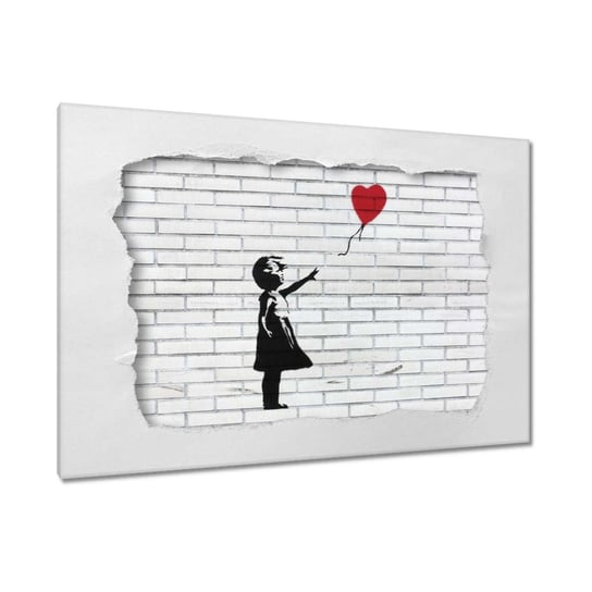Obraz 90x60cm Banksy Dziewczynka Balon ZeSmakiem