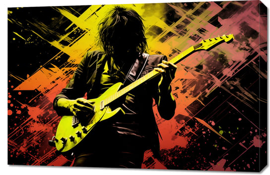 Obraz 90x60cm Gitarowa Pasja Na Elektryku Zakito Posters