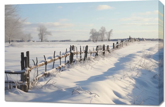 Obraz 90x60cm Spokój Śnieżnej Krainy Inna marka