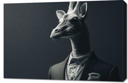 Obraz 90x60cm Żyrafa na Wyjściu Inna marka
