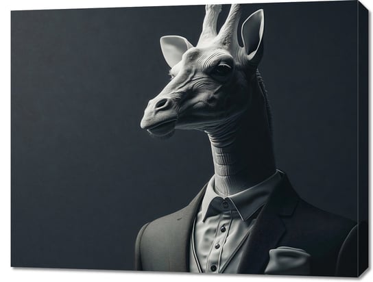 Obraz 90x70cm Żyrafa na Wyjściu Inna marka