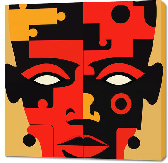 Obraz 90x90cm Puzzle Tożsamości Zakito Posters
