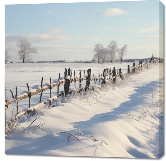 Obraz 90x90cm Spokój Śnieżnej Krainy Inna marka