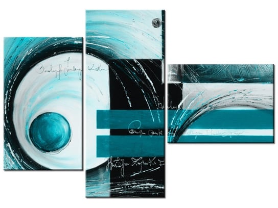 Obraz Abstrakcja, 3 elementy, 100x70 cm Oobrazy