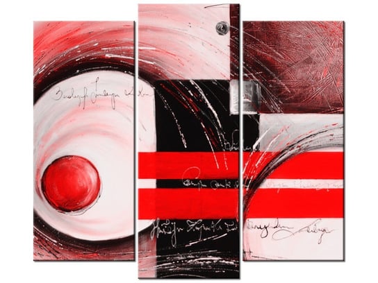 Obraz Abstrakcja, 3 elementy, 90x80 cm Oobrazy