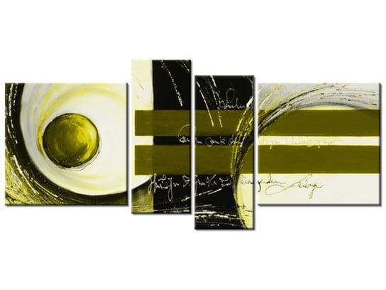 Obraz Abstrakcja, 4 elementy, 120x55 cm Oobrazy