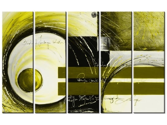 Obraz Abstrakcja, 5 elementów, 100x63 cm Oobrazy