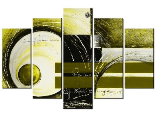 Obraz Abstrakcja, 5 elementów, 150x100 cm Oobrazy