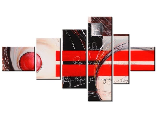 Obraz Abstrakcja, 6 elementów, 180x100 cm Oobrazy