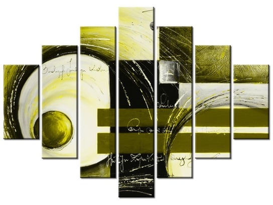 Obraz Abstrakcja, 7 elementów, 210x150 cm Oobrazy