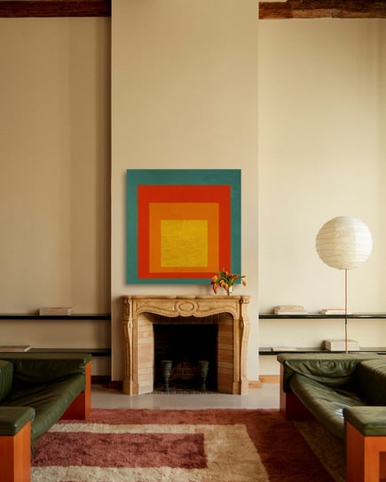 Obraz Abstrakcja – Josef Albers 100x100 Dekoracje PATKA Patrycja Kita