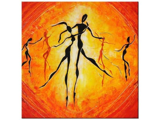 Obraz, Afrykańscy tancerze, 30x30 cm Oobrazy
