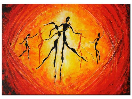 Obraz Afrykańscy tancerze, 70x50 cm Oobrazy