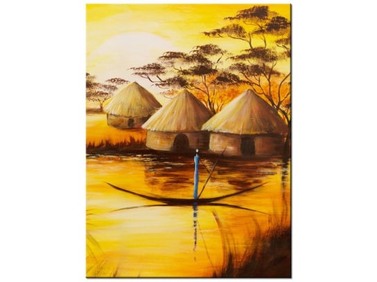 Obraz Afrykańska wioska, 30x40 cm Oobrazy