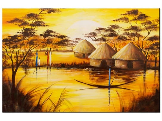 Obraz, Afrykańska wioska, 60x40 cm Oobrazy