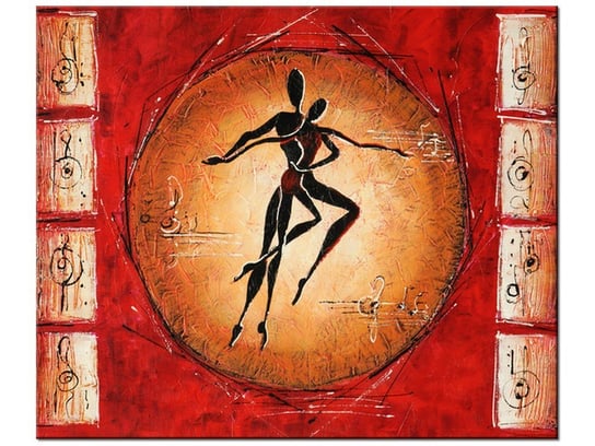 Obraz Afrykański taniec, 60x50 cm Oobrazy