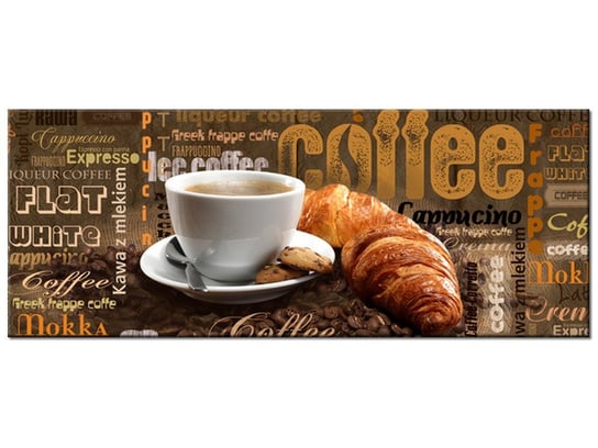 Obraz Apetyczna kawa, 100x40 cm Oobrazy