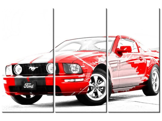 Obraz Art of Mustang, 3 elementy, 90x60 cm Oobrazy