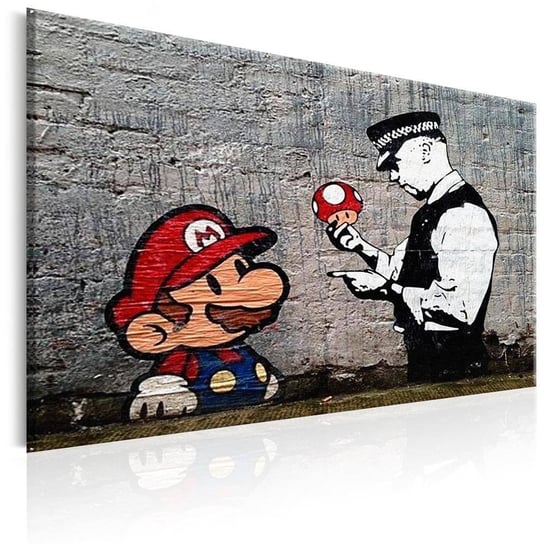 Obraz ARTGEIST Mario and Cop by Banksy, 1-częściowy ARTGEIST
