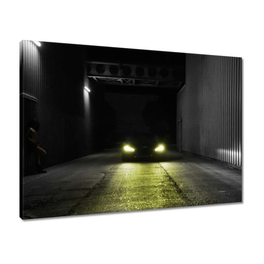 Obraz Audi nocą Dziewczyna, 70x50cm ZeSmakiem