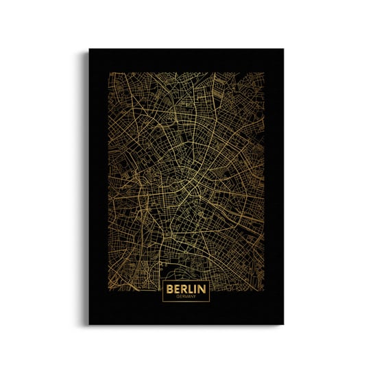 Obraz autorski HOMEPRINT mapa Berlina 30x40 cm HOMEPRINT