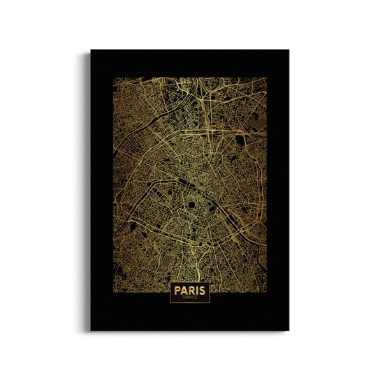 Obraz autorski HOMEPRINT Mapa Paryża 30x40 cm HOMEPRINT