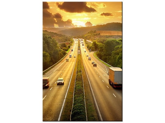 Obraz Autostrada w słońcu, 60x90 cm Oobrazy