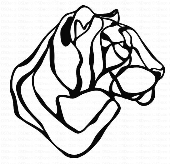 Obraz Ażurowy 3D Oryginalna Dekoracja Tygrys S102 Inna marka