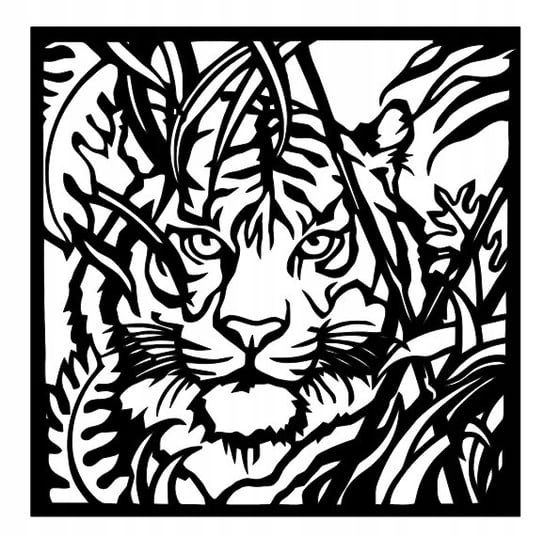 Obraz Ażurowy Dekoracja Ścienna Tygrys B114 Inna marka