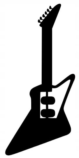 Obraz Ażurowy Loft Dekoracja Ścienna Gitara J158 Inna marka