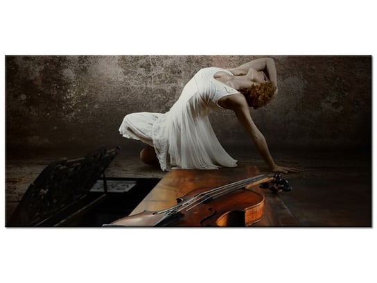Obraz Balerina w tańcu, 115x55 cm Oobrazy