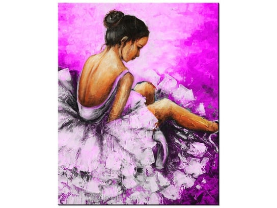 Obraz Balet w fiolecie, 60x75 cm Oobrazy