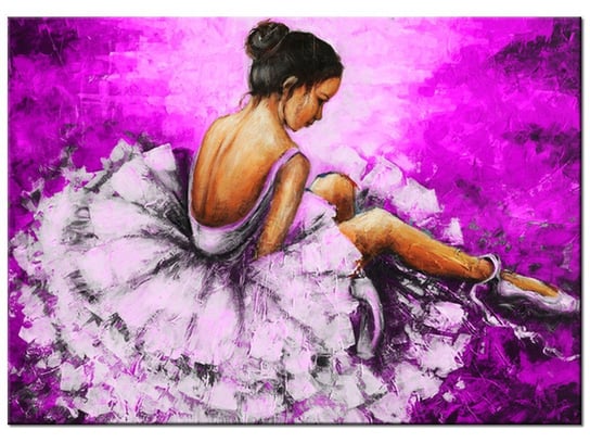 Obraz Balet w fiolecie, 70x50 cm Oobrazy