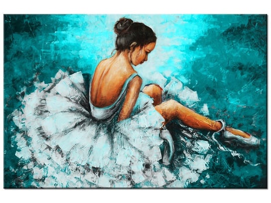 Obraz, Balet w turkusie, 120x80 cm Oobrazy