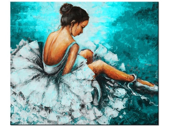 Obraz Balet w turkusie, 60x50 cm Oobrazy