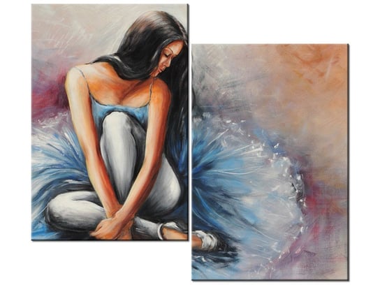 Obraz Baletnica Tatiana, 2 elementy, 80x70 cm Oobrazy