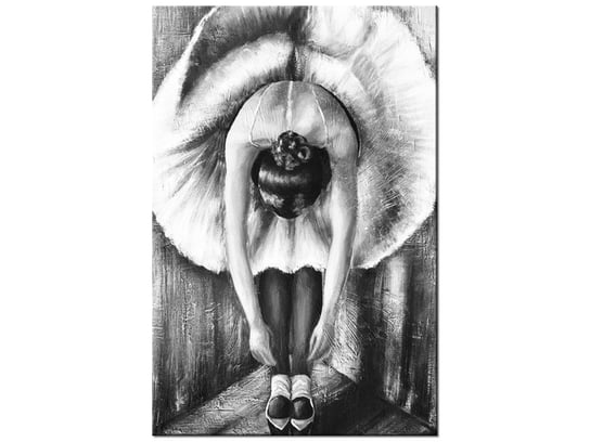 Obraz Baletnica w czerni i bieli, 20x30 cm Oobrazy