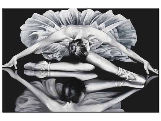 Obraz Baletnica w lustrzanym odbiciu, 60x40 cm Oobrazy